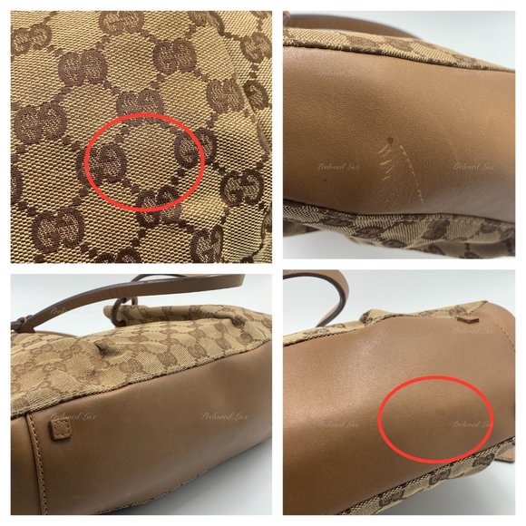 Authentic Gucci Monogram Brown Shoulder Bag - Picture 7 of 11